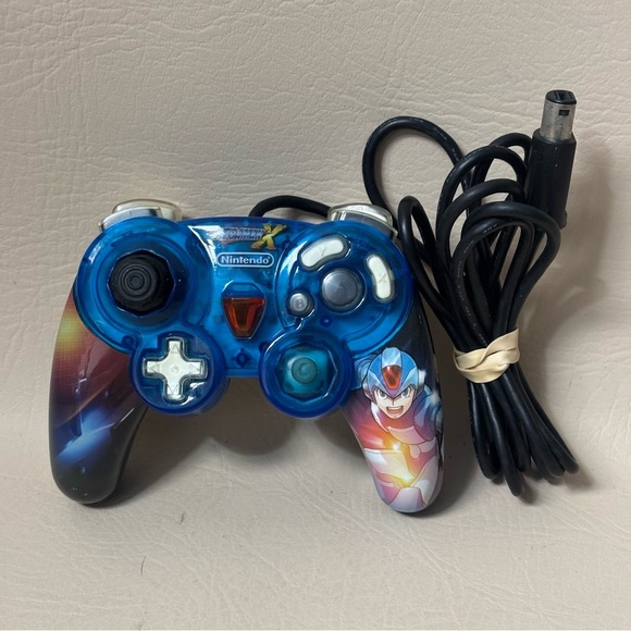 Mega Man X Limited Edition GameCube Controller Great TESTED WORKING) - Picture 3 of 5